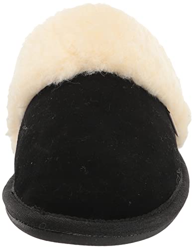 Staheekum Women's Cozy Slide Slipper, Black, 112
