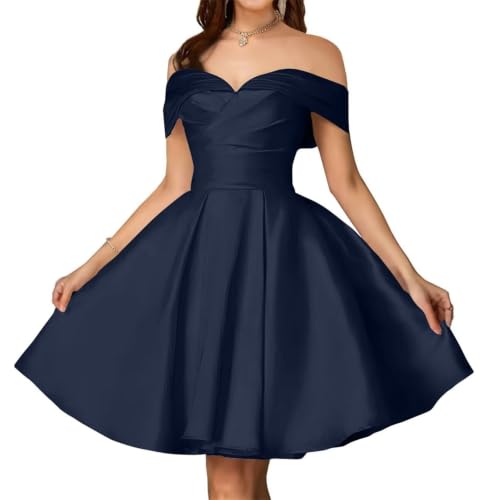 Robe de cocktail ado pour fêtes et cérémonies formelles en satin plissé