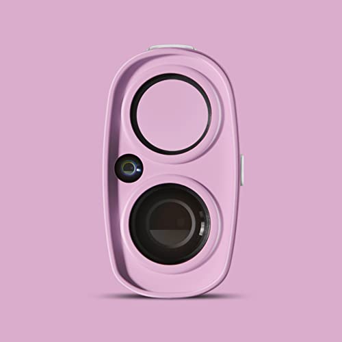 Pinned Prism Slope Golf Rangefinder | Golf Distance Measuring Device | Usb Rechargeable Pinned Locked Vibration Laser Range Finder | Scope Rangefinder Golf Gift For Men And Women, Pink #TOP4