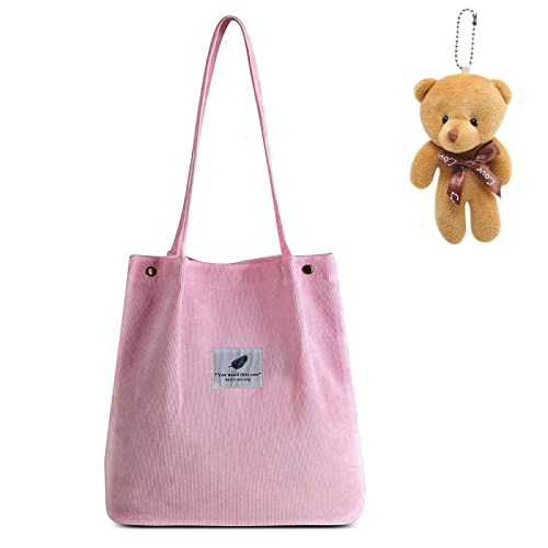 Borsa a Spalla in Velluto a Coste, Borsa a