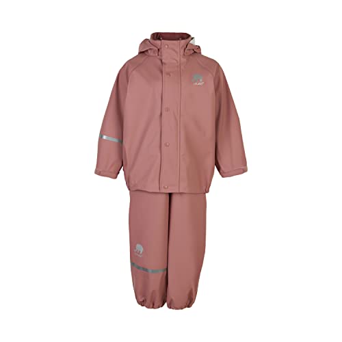 Image of CeLaVi European Kids Rain, Mud and Snow Suit for Boys Girls with Detachable Hood, Waterproof 2 Pcs Rain Set or Onepiece