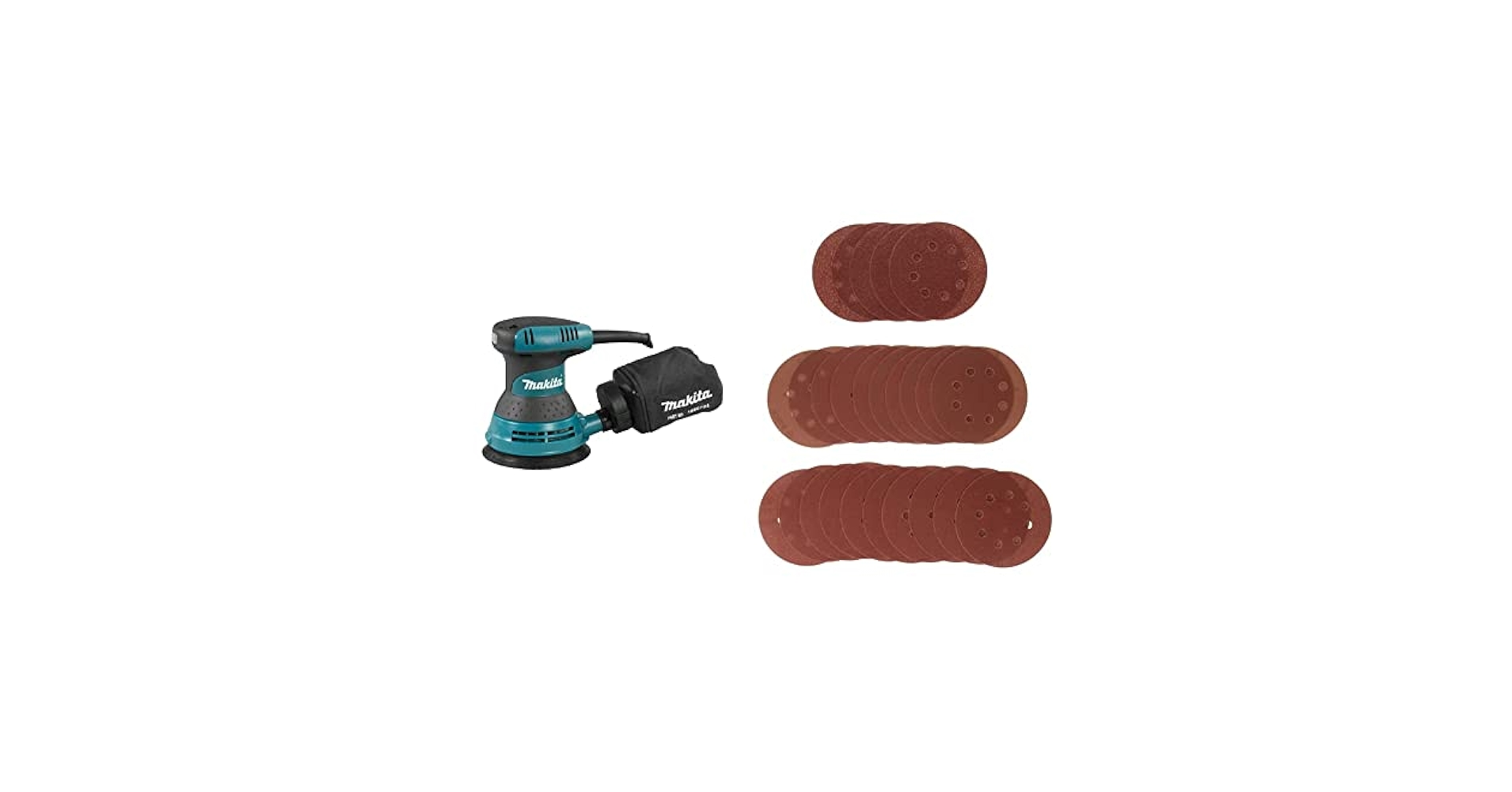 Makita - 【ほぼ新品】マキタ ランダムオービットサンダBO5030 ペーパー寸法125mm 316Cewrd2xL.jpg_BO30,255,255,