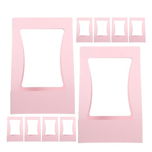 Coffret cadeau papier rose GAROZATION par 10 pour une deco florale reussie