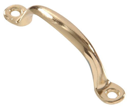 Image of Hardware Essentials 851563 Utility Pull Brass 3-3 /4 inch