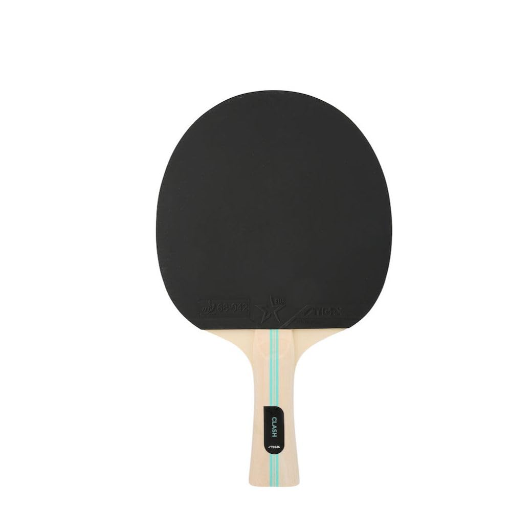 STIGA Hobby Clash Pala de Ping Pong, Negro/Rojo