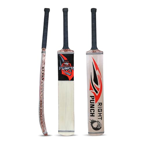 Cricket Bat for Tape Ball and Tennis Ball Wooden Short Handle Adult and Kids Size (Adult)
