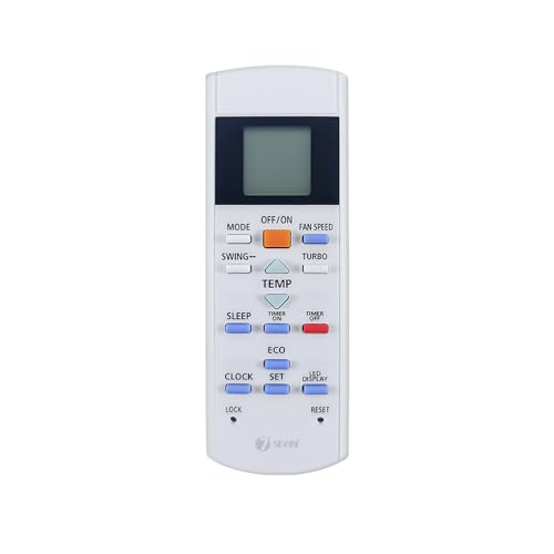 Image of 7SEVEN Compatible with Panasonic AC Remote Control Model 29I Suitable for 1 1.5 2 Ton Split and Window Air Conditioner - Match Each Key by Key Exactly with Existing AC Remote Function