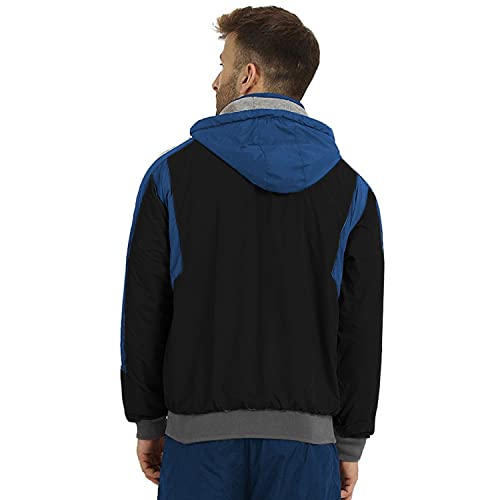 Image of CHKOKKO Men's Hooded Full Zipper Reversible Jackets for Athletics Jogging Gym and Sports