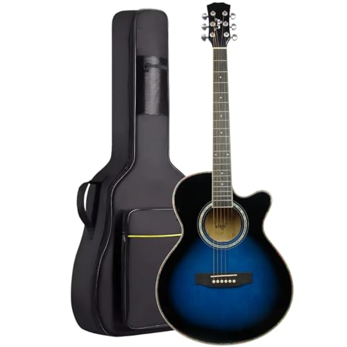 Violão Elétrico Bravo TF200 Aço Série Tuneful + Bag Luxo (BB - Blue Burst)