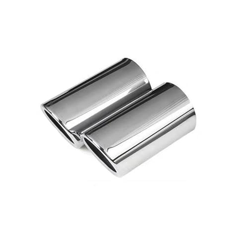 Embout de silencieux d'échappement en acier inoxydable brillant pour tuning de VW Tiguan 2