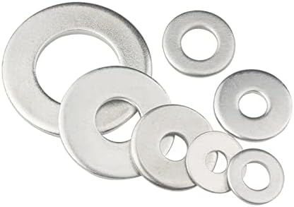 1-1/4" x 2.5"OD Flat Washer, 18-8 (304) Stainless Steel Washers Flat, 2PCS