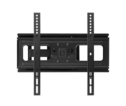 One for All for All TV-Wandhalterung - Schwenkbar 180°/Neigbar/Ausziehbare Fernseher Halterung - 4K OLED QLED LED Flachbildfernseher - 13 bis 65 Zoll -max. 50 kg – WM4452, Schwarz – Bild 3