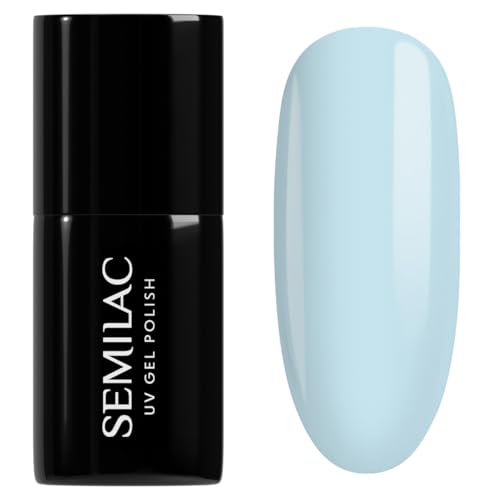 Semilac UV Nagellack Hybrid 386 Blue Cloud 7ml Kollektion Soulmate Mix