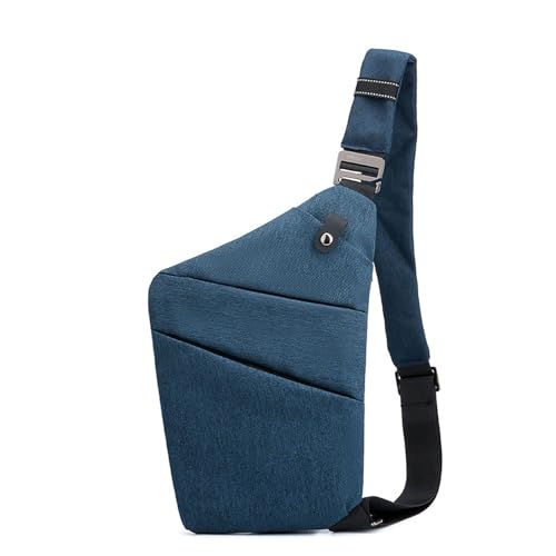 Anti Theft Crossbody Bags for Women, 2025 New Anti-Theft Travel Bag, Shoulder Bag Anti-theft Design for Travel, Sport (Blue - Right Shoulder)