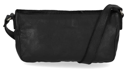 Harley-Davidson Women's Washed Genuine Leather Shoulder Bag Purse - Black4