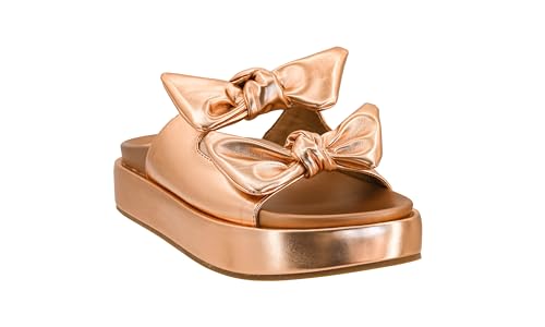 Corkys Footwear Women's Lil Bit Knotty 1.5-Inch Platform Sandal - Featuring Two Straps Adorned With Bows And A Lightly Cushioned Insole For All Day Wear3