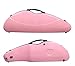Vetimobato Hard Shell Violin Case 4/4 Full Size Carbon Fiber Violin Case with Back Strap & 2 Bow holder Violin Box ca. 1.8kg Strong light Case (Pink)