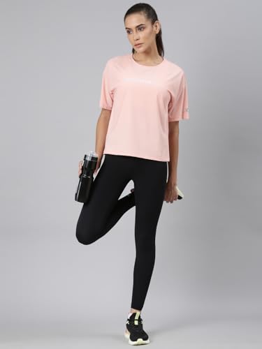 Image of XTEP Comfort Tech (Superior Comfort), Sports Elastic Tech (Superior Stretch), Regular Fit, Polyamide + Elastene, Short Sleeve, Running T-Shirt for Women