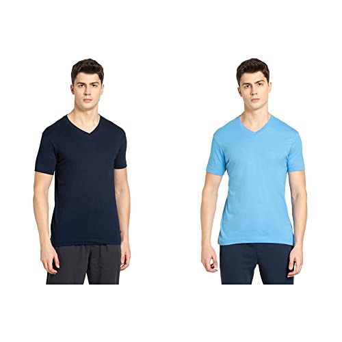 Image of Jockey Men's Solid Regular Fit T-Shirt (2726-0105-BLACK XX-Large)