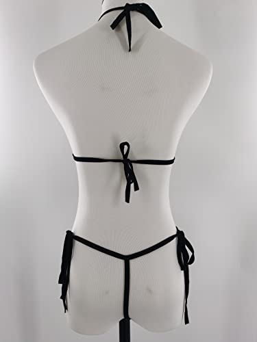 Women's Three Points Lingerie Embroidery Bandage Underwear