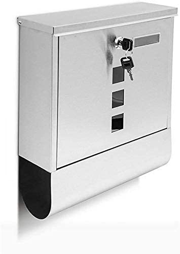 Pnajfuel Edelstahl Wandbriefkasten Modell 6955 Sichtfenster