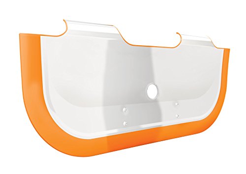 Freekidds Réducteur de Baignoire Babydam Blanc/Orange