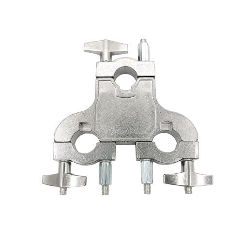 Abrazadera multiusos para batería Jiayouy, abrazadera metálica de expansión de 3 vías para soporte de platillos y accesorios miniatura 1