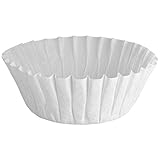 1000 Stück / Packung Korbfilterpapier Ø 90/250 mm, weiß, 1000 Stück/Packung