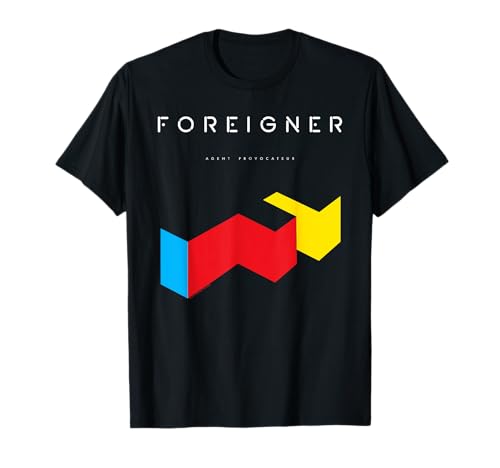 Foreigner Agent Provocateur Album Cover Vintage Band T-Shirt