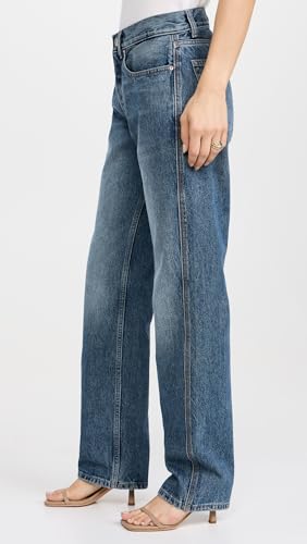 DL1961 Women's Romie Straight Jeans: High Rise 31"4