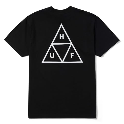 HUF Set Triple Triangle Short Sleeve T-Shirt - 100% Pre-Shrunk Cotton T-Shirt