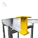 F&L Rubber I-Beam End Cap Set — Industrial Heavy-Duty Beam End Protector Covers — Weatherproof, Shock-Absorbing, Long-Lasting Safety Solution for Construction & Warehouse Use — 4-Pack