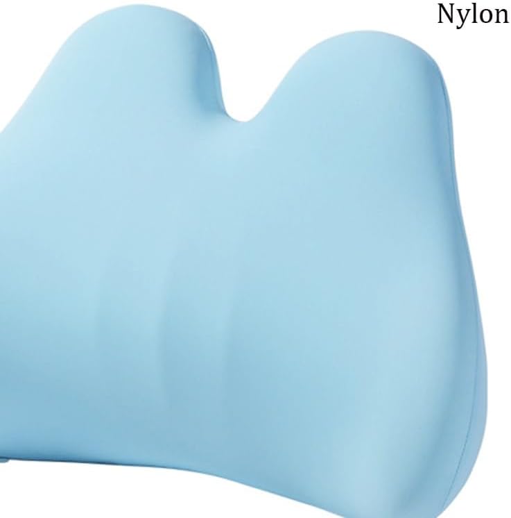 VIDI Nylon Cushion Waist Protection Pillow Office Seat Car Lumbar Support(Light Grey)