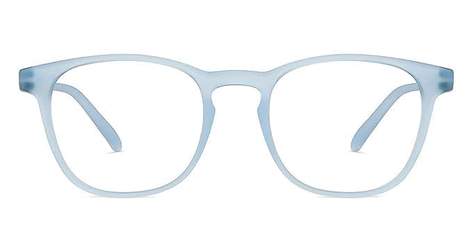 Image of Premium Zero Power Blue Cut With Photochromic Lens | Anti Glare and UV Protection Full Frame Navigator Unisex Spectacles Glasses