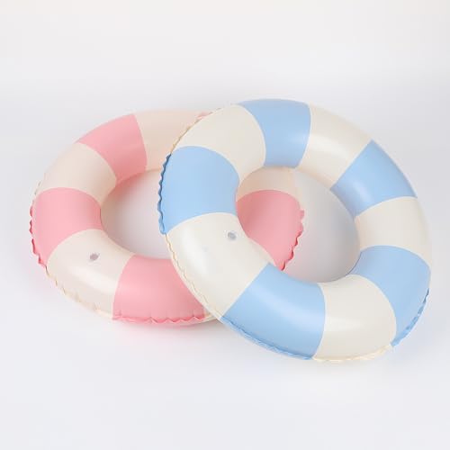 Image of 2 PCS Inflatable Pool Floats for Swimming Pool Party Lake Beach Adults - Floaties Pool Tubes Swim Rings Tubes Floaties for Beach Pool Party Decorations
