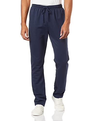 Calça Malwee Moletom Sem Flanela masculino, Azul Marinho, G