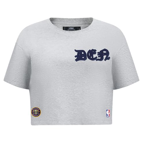Camiseta de Corte Cuadrado para Mujer de la NBA Houston Rockets Colección Exclusiva Old English