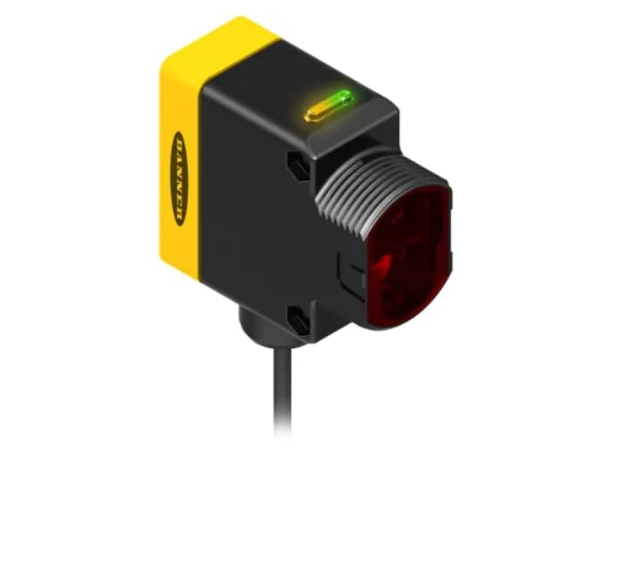 QS30VR3FF400, Photoelectric Sensor; Fixed Field; Visible Red; Range 400 mm Cutoff; 10-30 VDC