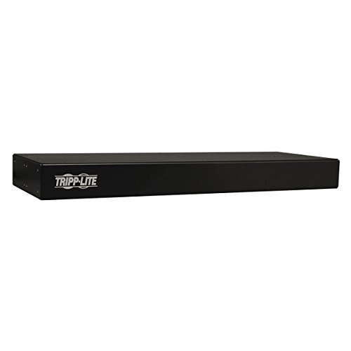 Image of Tripp Lite 1.4kW Single-Phase Monitored PDU with LX Platform Interface, 120V Outlets (8 5-15R), 5-15P, 12ft Cord, 1U Rack-Mount, TAA (PDUMNH15)