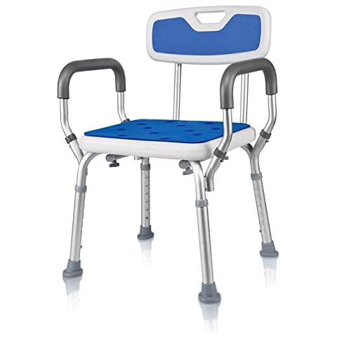 Adjustable Shower Chair with Arms Cover
