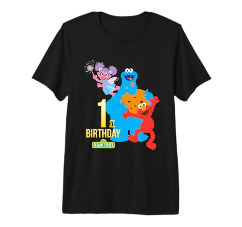 Sesame Street 1st Birthday t-shirt haut de gamme en coton doux