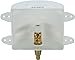 Water-Tite 87969 Square Ice Maker Outlet Box - Quarter-Turn Brass Valve, 1/2-Inch ASTM F1807 Connection, White Plastic