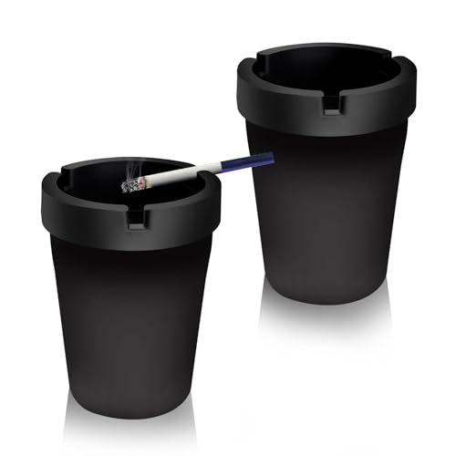 2PCS Smokeless Car Ashtray Set