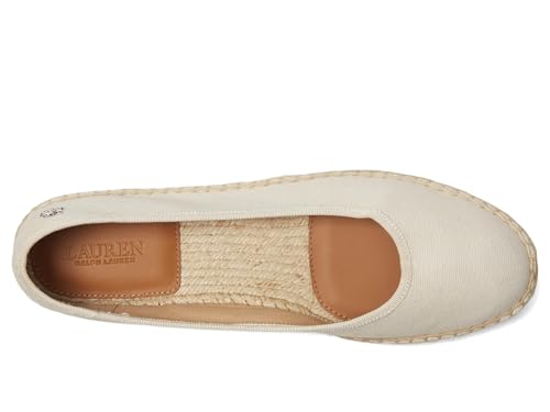 Lauren Ralph Lauren Women's Luize Canvas Ballet Espadrille Flat2
