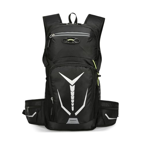 Sac à dos de voyage pour femme grande capacité imperméable noir pour le sport