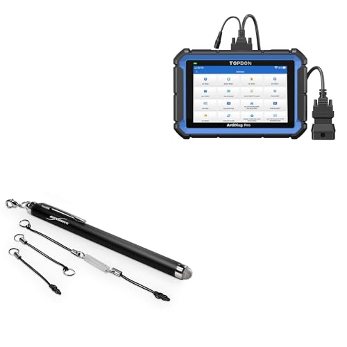 BoxWave Stylus Pen Compatible with Topdon Artidiag Pro (7 in) - EverTouch Capacitive Stylus, Fiber Tip Capacitive Stylus Pen - Jet Black