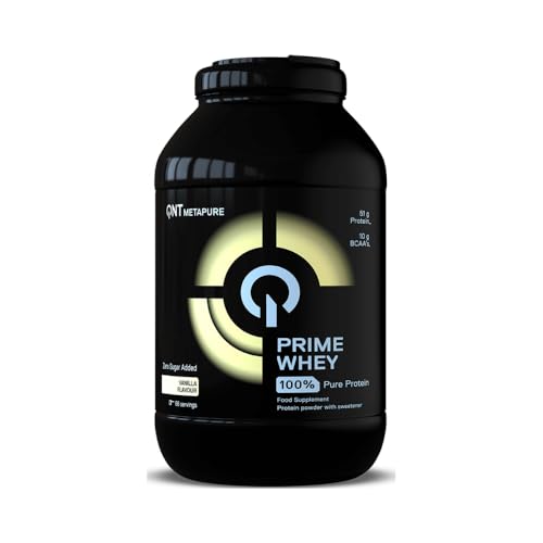 Proteínas de suero QNT Prime Whey de vainilla 2000g, tu batido diario post-entreno