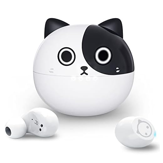 Amaface Écouteurs Intra-Auriculaires pour Enfants - Bluetooth - avec Double Microphone et Commande Tactile - sans Fil - pour iPhone et Android