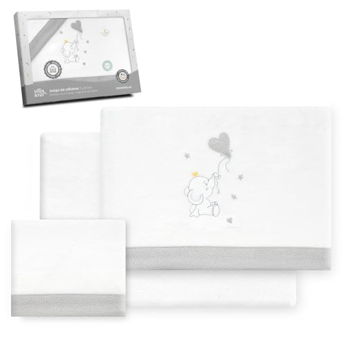 Interbaby Bettwäsche-Set für Kinderbett, 60 x 120 cm, 100% Baumwolle,...