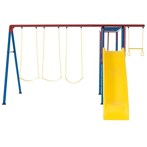 Lifetime 91022 Monkey Bar Adventure Swing Set, Primary
